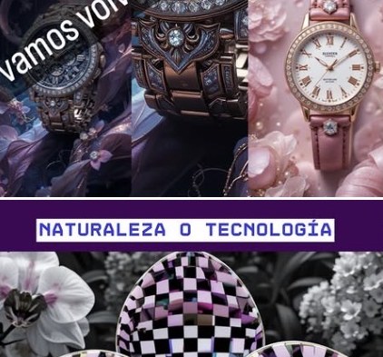 Composición visual naturaleza o tecnología